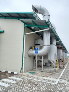 Spraybooth outlet RNC Dust Collector Indonesia